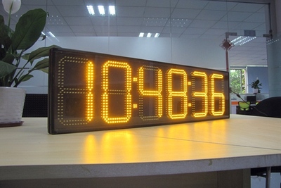 Time&tem led sign