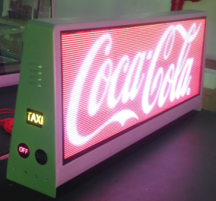 Taxi top led display